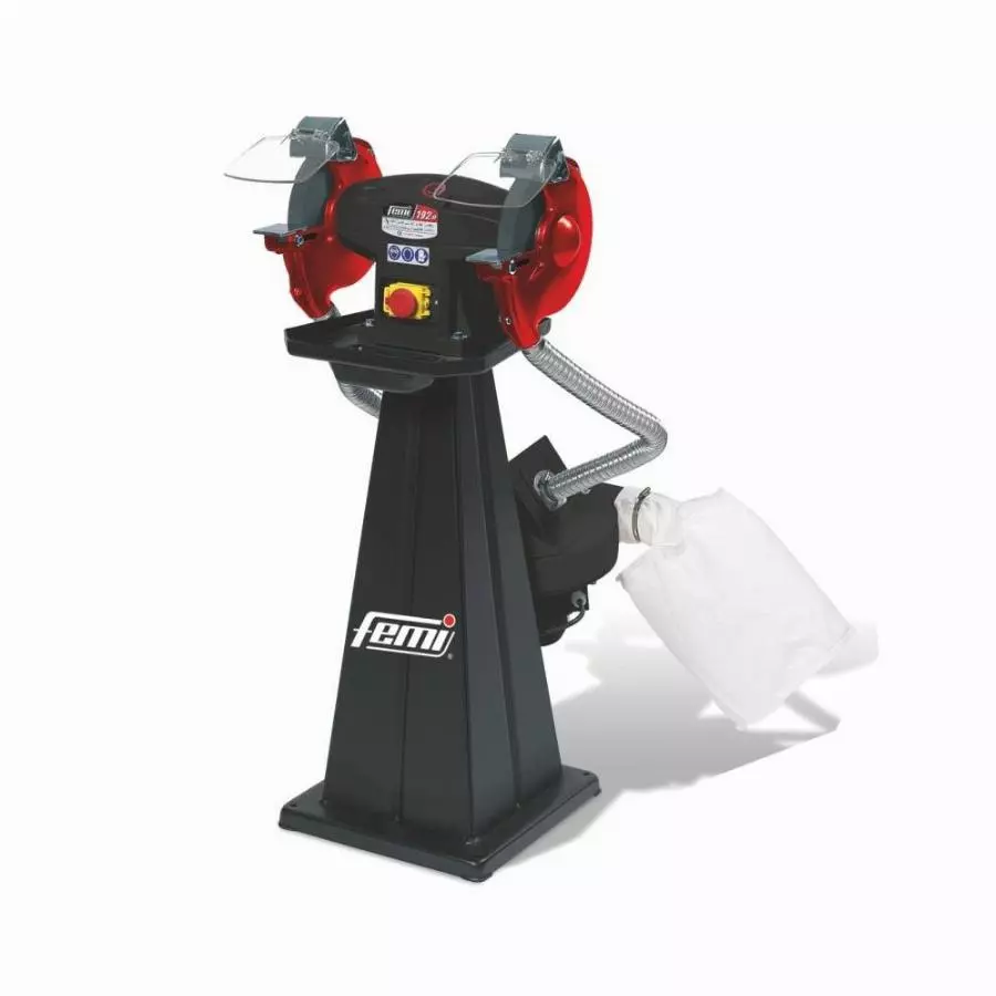 Touret FEMI 193/M EVO - 1100 W Triphasé - Ø 200x30x20 Mm - Avec Meules - 8003532 1 Touret FEMI 193/M EVO - 1100 W Triphasé - Ø 200x30x20 Mm - Avec Meules - 8003532