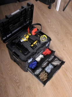 Kit Mallette + Mallette 2 Tiroirs Tstak-Fatmax STANLEY 21,5L - 44 X 33,17 X 32,6 Cm - FMST1-71981 -Magasin D'Outils Pour La Maison Élégant BDA10054 3