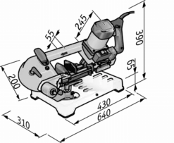 Scie à Ruban 850W SBG 4910 FLEX - 390518 -Magasin D'Outils Pour La Maison Élégant FLE00031 14