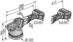 Polisseuse Excentrique 18V XCE 8 125 18.0-EC FLEX - Sans Batterie Ni Chargeur - En L-Boxx - 459070 5 Polisseuse Excentrique 18V XCE 8 125 18.0-EC FLEX - Sans Batterie Ni Chargeur - En L-Boxx - 459070 -Magasin D'Outils Pour La Maison Élégant FLE00115 8