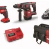 Lot 18V FLEX - Visseuse Plaquiste + Perforateur + Meuleuse - 3 Batteries + Chargeur + Accessoires