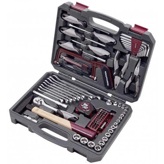 Coffret D'outils Basic Line 1/4" 3/8" KRAFTWERK - 96 Pièces - 204.103.500 1 Coffret D'outils Basic Line 1/4" 3/8" KRAFTWERK - 96 Pièces - 204.103.500
