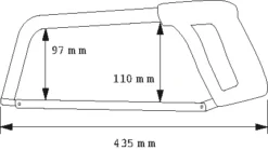 Scie A Metaux Bimatiere Samsocut SAM - 791 -Magasin D'Outils Pour La Maison Élégant SAM02803 5