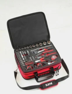Mallette Textile 100 Outils De Maintenance SAM OUTILLAGE - CP-100N -Magasin D'Outils Pour La Maison Élégant SAM06114 1