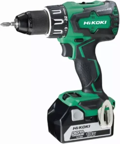 Nouvelles versions 6 Perceuse Visseuse à Percussion 70Nm HIKOKI 18V 5.0Ah Induction - 2 Batteries + Chargeur En Coffret - DV18DBSLWJZ