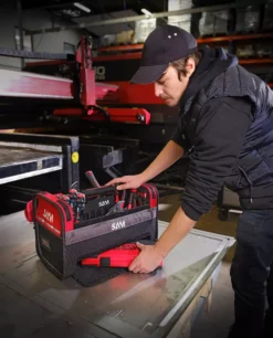 Caisse à Outils Textile 39L + 100 Outils De Maintenance SAM OUTILLAGE - CP-100-BAG1N -Magasin D'Outils Pour La Maison Élégant cp 100 bag1n 02