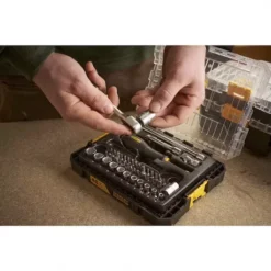 COFFRET DE DOUILLES STAKBOX M - ¼’’ STANLEY JEU DE 48 PCS - FATMAX - FMMT98101-0 -Magasin D'Outils Pour La Maison Élégant fmmt98101 0 a4 1