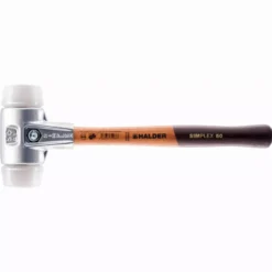 Maillet HALDER SIMPLEX Superplastique Avec Boîtier En Aluminium Et Manche En Bois - D=40 Mm - 3107.040