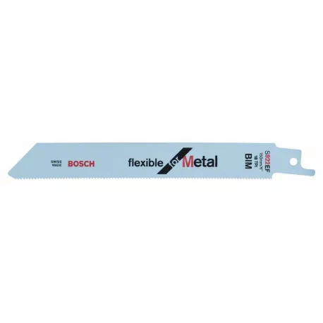 Lame Scie Sabre BIM S922EF Flexible Metal BOSCH 150 Mm - Boite De 100 - 2608656028 2 Lame Scie Sabre BIM S922EF Flexible Metal BOSCH 150 Mm - Boite De 100 - 2608656028 – Image 2