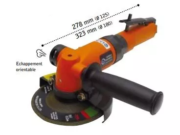 Meuleuse D'angle Industrie Ø125 Mm MAE - GP3565 1 Meuleuse D'angle Industrie Ø125 Mm MAE - GP3565