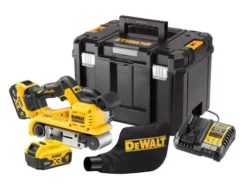 Ponceuse à Bande DEWALT XR 18V Li-ion Bruhless - 2 Batteries 5.0 Ah - DCW220P2-QW